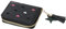 CLKE Porte Monnaie Fille en PU Cuir,Mini Porte Monnaie avec Pendentif,4 Emplacements Cartes,2 Sac à Monnaie,1 Poche à Fermeture Éclair,Moins de 10 Euros,Noir et Motif Coeur