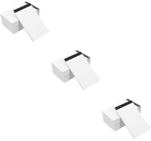 DIYEAH 3 Stück 14 Laptop-ersatzkern Mini-notizblöcke Notizbuch-nachfüllung Notizblock-nachfüllungen Nachfüllpackungen Für Notizblöcke Notebook-nachfüllungen Planereinsätze Weiß Papier