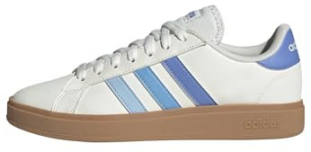 adidas Grand TD Lifestyle Court Casual Shoes, Scarpe Donna, Core White/Clear sky/GUM10, 36 EU