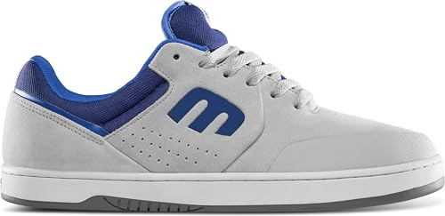 Etnies Marana – Ikonischer Profi-Skate, verstärkte Michelin Cupsole, gepolsterte Dämpfung, Alltagssneaker, 3-mal langlebiger, robust wurde noch robuster Grey/Navy/Red 13