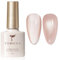 TOMICCA Cat Eye Gel Nail Polish, Holographic Pink Magnetic Gel Polish, Soak Off UV LED Jelly Nude Pink Cat Eye UV Nail Polish for Nail Art Manicure Salon DIY at Home, 8ml