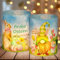 12 Windlicht Tischdeko, Ostern Deko Tisch, Modern Dekoration, Frühlingsdeko Osterdeko Innen, Deko Frühling, Kleine Ostern Geschenke, Osterdekoration Grün, Ostergeschenke, für Teelichter/Kerzen
