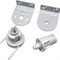 SANTUO 32mm Roller Blind Fittings Kit Complete With Roller Blind Clutch for Windows White Blind Brackets with Bead Chain for Curtain Rods Brackets Max Load 5 KGS