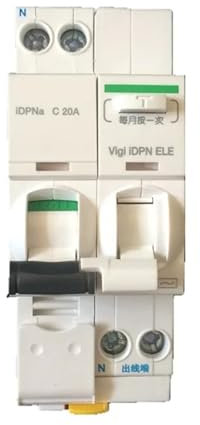 Interruttore Magnetotermico Interruttore Automatico MCB iDPNa 1P+N con Protezione da dispersione 30mA Vigi iDPN Ele 6A 10A 16A 20A 25A 32A 40A(16A)