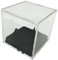 VICASKY Baseball Display Case Cube Transparenter Halter für Softballs mit Schwarzem Stand für Sichere Präsentation für Baseball Sammlungen und Memorabilien