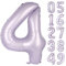 4 Number Balloon Lilac