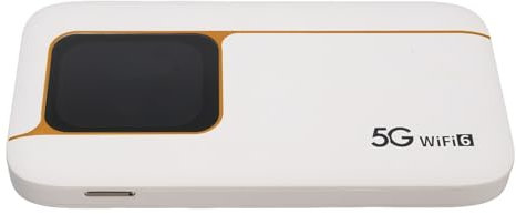 5G Mobile Hotspot WiFi 6 Router - Puerto WiFi Portátil para Viajes, Admite 16 Dispositivos con Bandas Globales, Velocidad de Descarga de 2.77 Gbps (sin SIM Incluido)