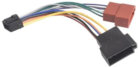 Autoradio-Kabelbaum 16Pin Auto Stereo Radio Harness ISO, for Kenwood, for Radio zu ISO Radio Play Stecker Auto Adapter Kabelbaum Stecker
