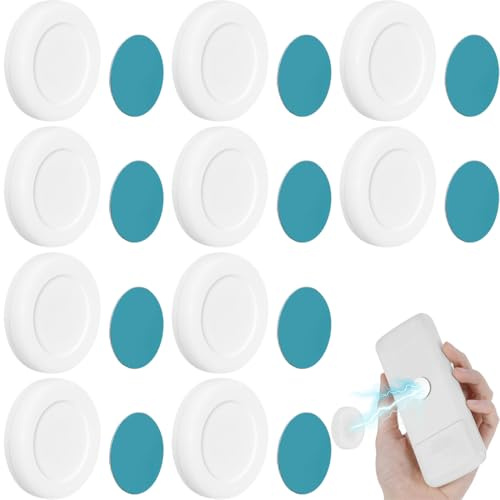 RUKAN 10 Pezzi Supporto Magnetico per Telecomando, Autoadesivo Porta Telecomandi da Parete, Supporto Magnetico da Parete
