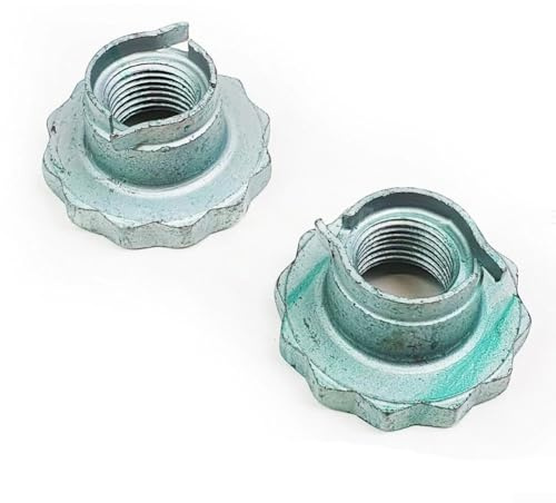 Yuanpgky 12 Punkt Radnabe Antriebswelle Mutter für M16 X 1.5-6Q0407396B für Seat Cordoba für Ibiza 6L 6J für Skoda Fabia für Roomster – 2 Stück