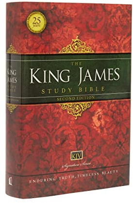 KJV Study Bible, Large Print, Hardcover, Red Letter: Second Edition