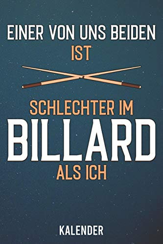 Kalender: 2020 A5 1 Woche 2 Seiten - 110 Seiten - Billard lustiger Spruch
