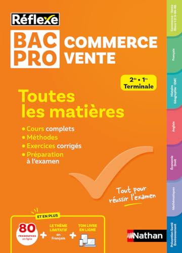 Bac Pro Métiers du Commerce et de la Vente - Toutes les matières Lycée - 2de, 1re, Term - Réflexe - 2026-2027