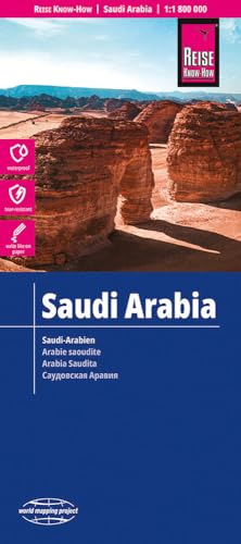 Reise Know-How Landkarte Saudi-Arabien / Saudi Arabia (1:1.800.000): reiß- und wasserfest (world mapping project)