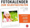 Fotokalender klein weiß immerwährend