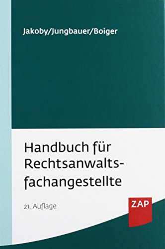Handbuch für Rechtsanwaltsfachangestellte