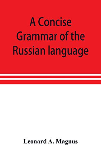 A concise grammar of the Russian language