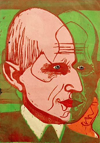 Kunstdruck/Poster: Ernst-Ludwig Kirchner Kopf Dr Frédéric Bauer - hochwertiger Druck, Bild, Kunstposter, 45x65 cm