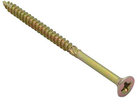 Forgefix FORSPE6100Y Spectre Lot de 100 vis à bois M6 x 100 mm
