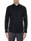 Armani Exchange Herren Smart Stretch Satin Freizeithemd, Schwarz, M