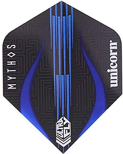 Unicorn Ultrafly Dart-Flights, Mythos, Minotaur-Design, Ultra-strapazierfähiges 100-Mikron-Polyester-PET | große Flügelform