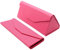 TBOC Custodia Pieghevole Occhiali da Sole - Astuccio [Rosa Fucsia] Rigido [Triangolare] con [Chiusura Magnetica] e Fodera Interna Porta Lenti Vista Lettura Lavoro Auto Design Grande Uomo Donna Bambini