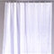VINN DUNN Hotel Shower Curtain,Waterproof/Anti-Bacterial, White Polyester Stripe With Weighted Hem (180x180cm)