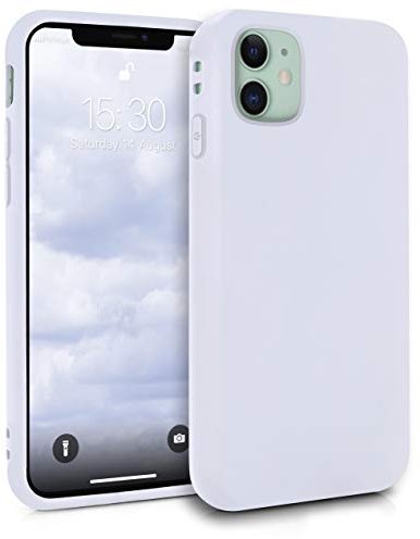 MyGadget Hülle kompatibel mit iPhone 11 - robuste Handyhülle TPU Case Slim Silikonhülle - Back Cover Kratzfest Schutzhülle matt Weiß