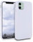 MyGadget Hülle kompatibel mit iPhone 11 - robuste Handyhülle TPU Case Slim Silikonhülle - Back Cover Kratzfest Schutzhülle matt Weiß