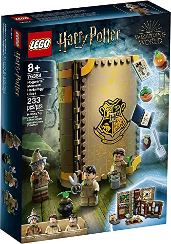 LEGO Harry Potter Hogwarts Moment: Herbology Class 76384 Professor Sprout’s Classroom in a Brick Book Playset, New 2021 (232 Pieces)