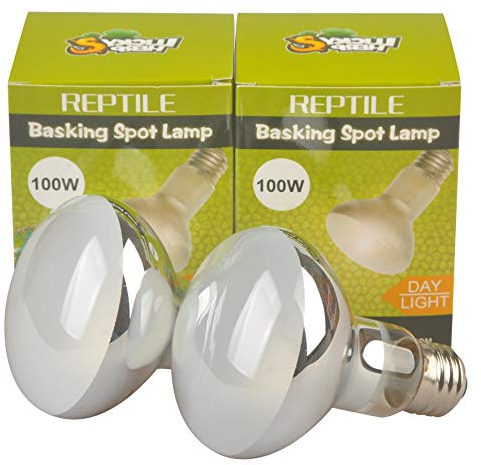 LUCKY HERP Ampoule chauffante pour spots pour reptiles, paquet de 2 (100, Watts)