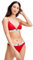Tommy Hilfiger PADDED TRIANGLE BRA Triangel-BHs Damen, Rot (Tango Red), L