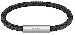 BOSS Jewelry Armband für Herren Kollektion BRAIDED LEATHER Schwarz - 1580152
