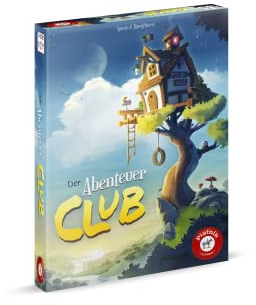 Piatnik 6673 - Der Abenteuer Club, Von Rätseln, Bibern und Erzfeinden, mit 12 spielbaren Abenteuern, ab 8 Jahren, 2 - 5 Spieler, Familienspiel, Rätselspiel