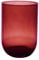 INNA-Glas Glas Tisch Vase Marisa, rot-klar, 20cm, Ø14cm - Blumenvase