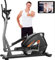 Profun Crosstrainer Fitness, 10 Widerstandsstufen, Ellipsentrainer für Zuhause, magnetisch gesteuert, Pulsmessung, Verbindung mit App, LCD-Monitor, Schwungrad 7 kg