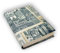Funda para libro, Ajustable - Protección para libros, Impermeable, Adaptable a cualquier grosor, Tapa de libro estampada - 4 tamaños diferentes. (137, XL)