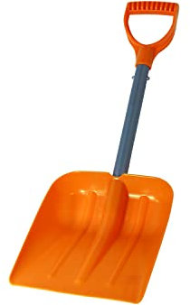 ERA EZ-Traxion Auto Schneeschaufel - Tragbares Schneeräumwerkzeug, Orange