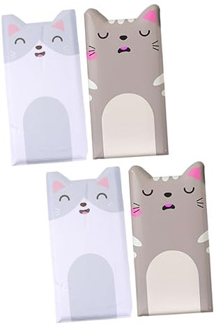 DOITOOL 4 Stück Anti-kollisions-wandaufkleber Baby-wandschutz Selbstklebendes Wandkissen Dekorative Schutzplatte Cartoon-wandpaneele Wanddeko Kinderzimmer Kinderaufkleber Pvc Liner Tier 3d