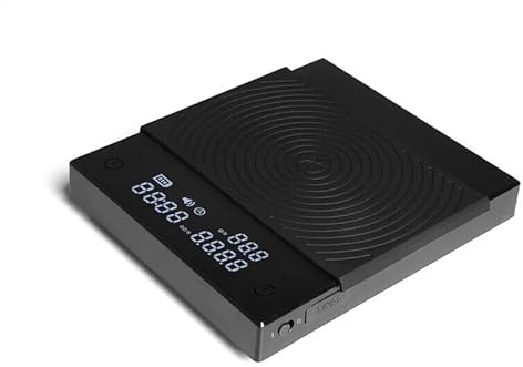 TIMEMORE Black Mirror Basic 2, Pour-Over Drip Coffee Scale with Auto Timer and Flow Rate Function, 0.1g Precision, Digital Coffee Scale, 2000g Capacity, Black