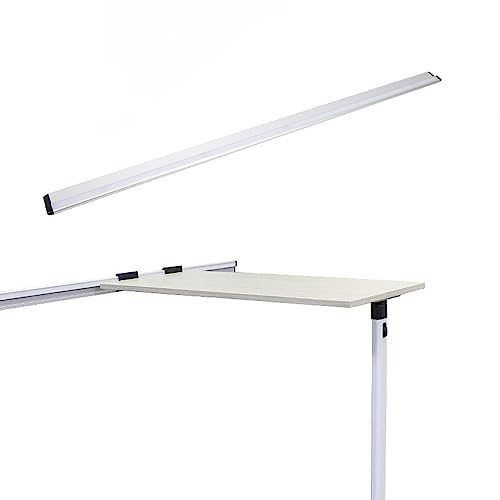 RV-Tischgleitschiene, 980 Mm/38,6 Zoll RV-Tisch-Hängestange aus Aluminiumlegierung, Kompatibel mit Lichtleisten, Führungsschiene für Wohnmobile, Yachten, Tischbeine für Wohnmobile