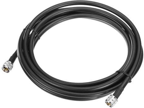 QUARKZMAN Cavo Coassiale UHF Maschio PL-259 a UHF Maschio PL-259 Bassa Perdita RG213 Coax Ponticello Cavo 2.5m/8.2ft