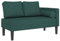 vidaXL Chaiselongue, Indoor Lounge Sofa mit Kissen, Gepolsterte Recamiere für Wohnzimmer Schlafzimmer Büro, Relaxliege Couch, Dunkelgrün Stoff
