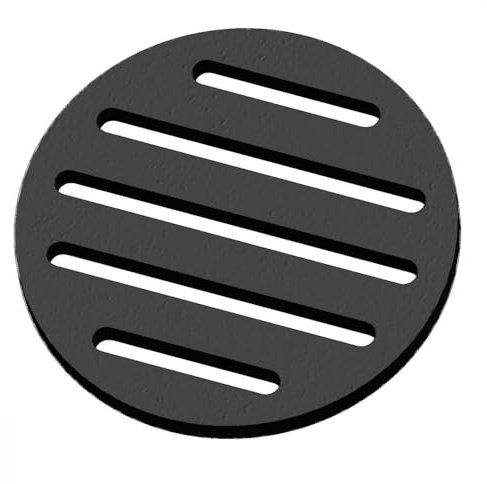 Kaminrost - Für Verschiedene Kaminöfen inkl. Modellübersicht - Ascherost Kamin aus massivem Stahl - feuerfest & hitzebeständig - Kaminrost Feuerrost Kaminofen Rost [Ø 160x10 mm]