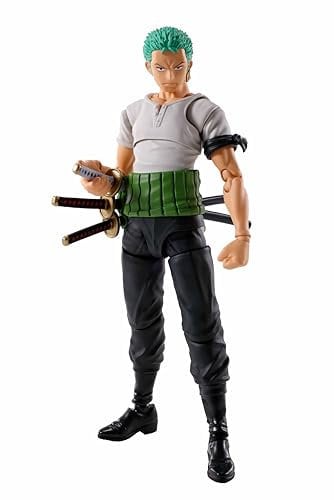 TAMASHII NATIONS One Piece S.H.Figuarts Actionfigur Roronoa Zoro Romance Dawn Ver. 15 cm