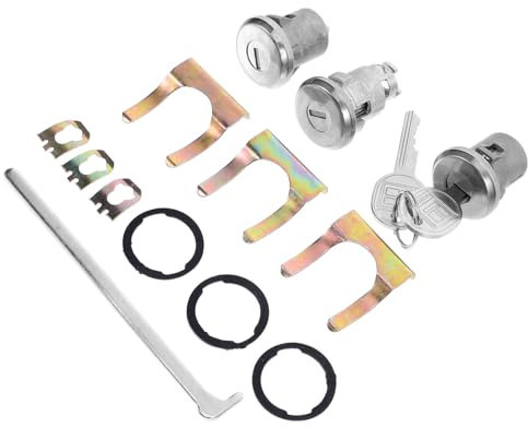 SOESFOUFU 1 Ensemble De Cylindres De Serrure De Porte Noyau De Serrure De Porte Kit De Cylindre De Serrure De Remplacement Cylindres De Serrure De Porte Et De Coffre Cylindre De Porte