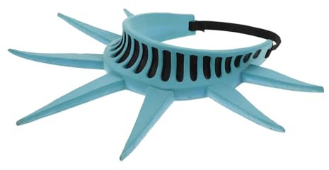 ADOCARN Freiheitsstatue Kostüm Haarreif Mit Fackelset Robustes Kunststoff Stirnband Patriotisches Cosplay Accessoire Für Erwachsene Und Kinder Festliche Parade Und Party