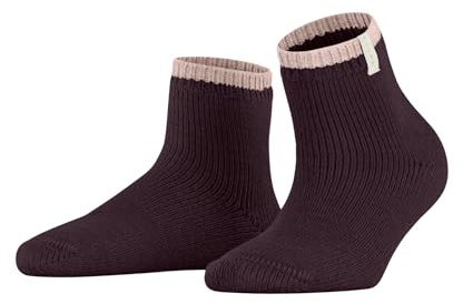 FALKE Damen Socken Cosy Plush W Sso Alpakawolle gemustert 1 Paar, Rot Wine 8245, 39-42
