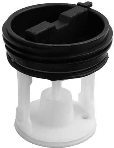 Batheidon Filtro Setaccio Lanugine per Lavatrice Indesit Compatibile con Whirlpool Guarnizione Filtro, Filtro Pompa Scarico Lavatrice, Filtro per Lanugine di Ricambio, Dimensioni 62x57x45 mm