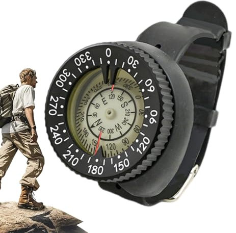 Birtern -Uhr – Segel-Navigationswerkzeug, multifunktional, wasserdicht, leuchtender für Wandern, Survival, Tauchen, Camping, Kajak